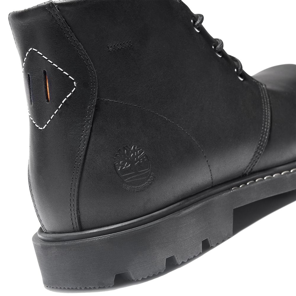 Botas de Seguridad Timberland Hombre Belanger Ek+ Waterproof Negras - Chile DPQ-650218